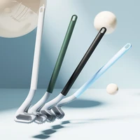 3d long handle toilet cleaning brush silicone toilet brushes for bathroomtoilet cleaning brushbendable silicone brush head