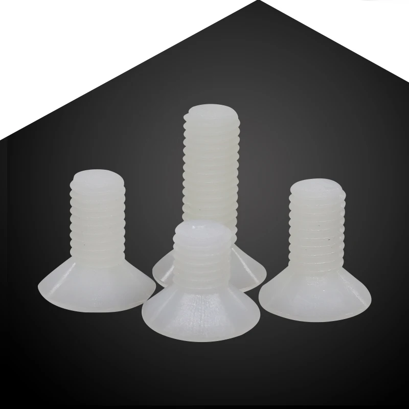 25-50 шт. нейлоновые крестообразные винты с плоской потайной головкой M5 M6 M8 белого