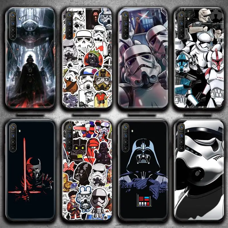 Movie Stars Wars Doodle Labe Phone Case For OPPO Realme 6 Pro C3 5 Pro C2 RENO2-Z A11X XT