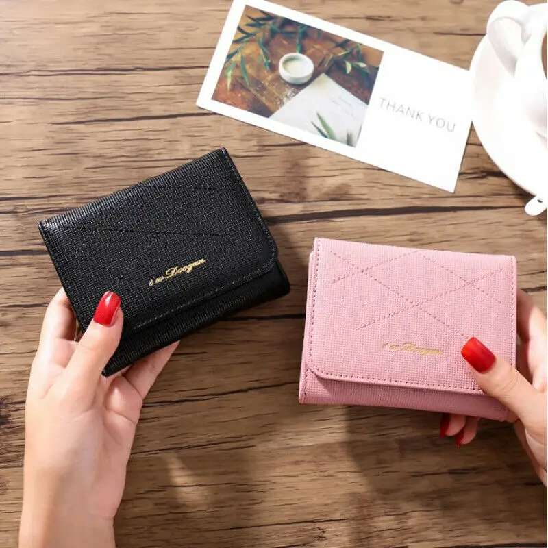 Новый женский маленький мини-кошелек из искусственной кожи держатель для карт