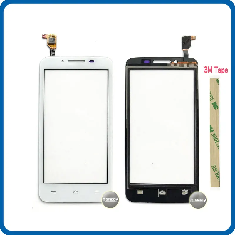 

High Quality 4.5"For Huawei Ascend Y511 Touch Screen Digitizer Sensor Outer Glass Lens Panel Black White+Tracking