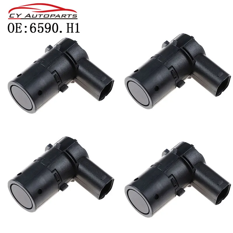 YAOPEI 4 шт. 6590.H1 подходит для Peugeot 207CC Citroen C4 C5 PDC Sensor 66206989068 8200417705 7701062074 7711135326 9653849080 6590H1