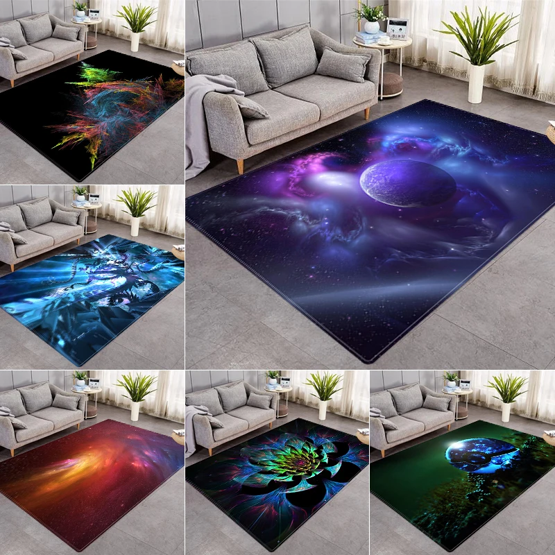 

Коврики и ковровые покрытия для дома, гостиной, 3D волшебный узор, нескользящий ковер для гостиной, моющийся ковер 40x60 см-152x245 см, декор для ком...