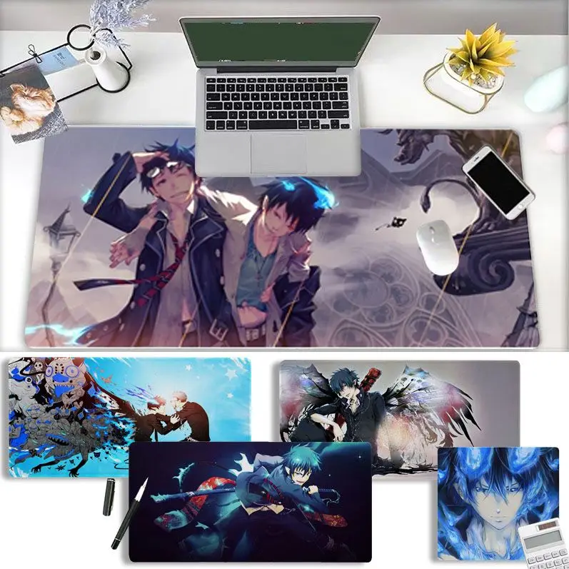 

MaiYa Blue exorcist Top Quality Large Mouse pad PC Computer mat Size for CSGO Game Player Desktop PC Computer Laptop