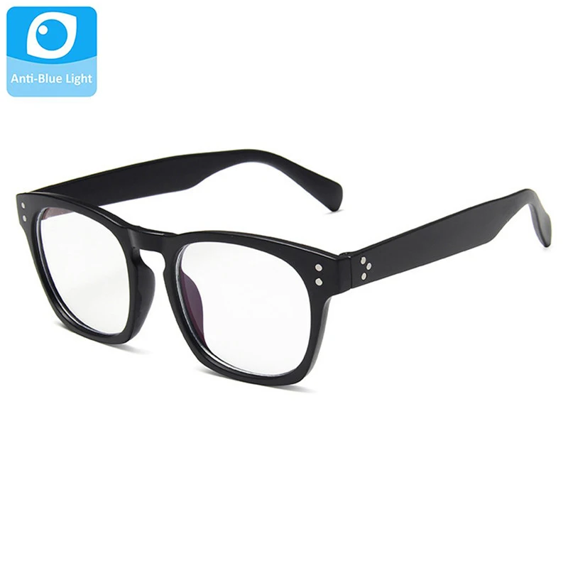 Очки в стиле ретро с защитой от синего света и квадратной оправой женские
