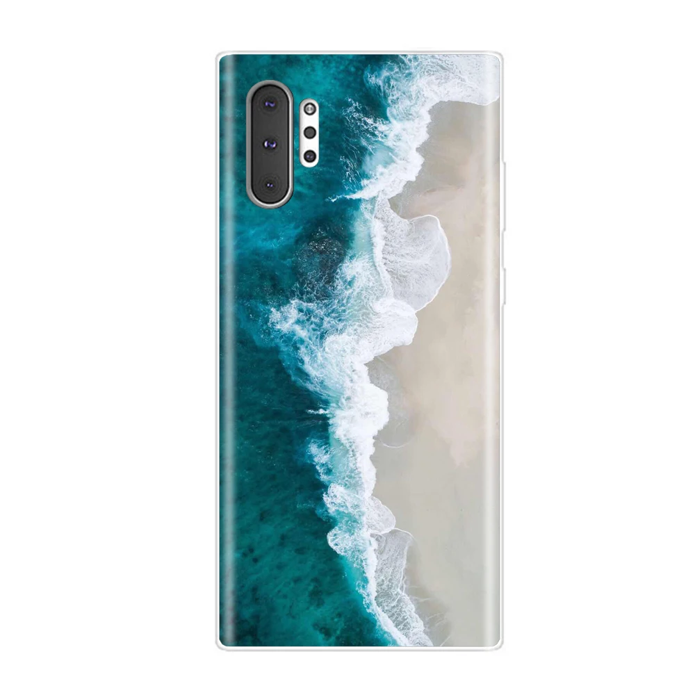 Для samsung Galaxy Note 10 чехол силиконовый ударопрочный ТПУ для телефона Plus Pro
