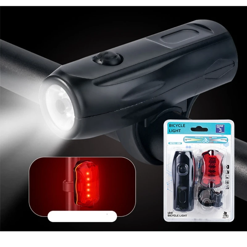 5x LED Lamp Beads Bike Light Set, Ultra Bright LED Bike Lights Front and Back