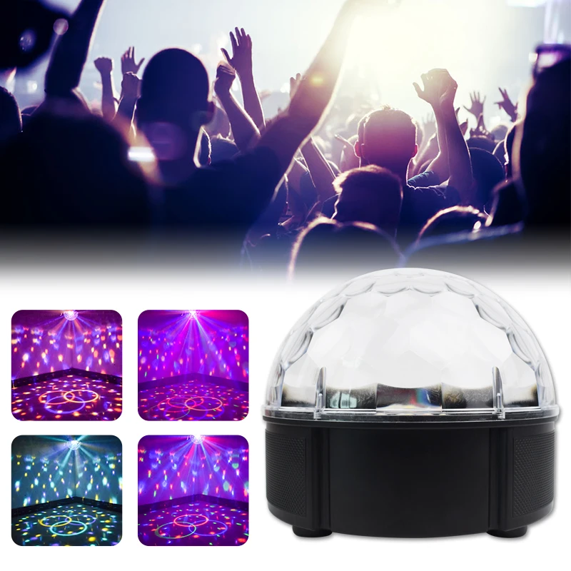 AOSONG Новый 12 цветов Bluetooth музыкальный светильник USB сценическое освещение