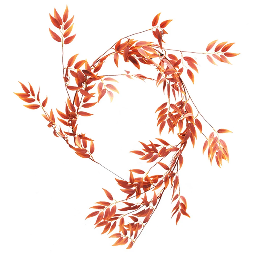 Willows Artificial Plant Leaf 1.7m DIY Wedding Road Ceiling Flower Vine Fake Willow Rattan Home Garden Christmas Decor Wisteria | Дом и сад