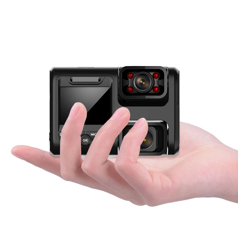 QPLOVE 4K Автомобильный видеорегистратор HD 2160P gps видеорегистратор двойная подвижная камера и сенсор sony с беспроводной Wi-Fi супер ночного видения авто рекордер