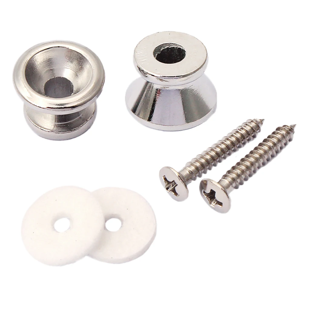 2 шт. металлический ремешок для акустической гитары бас|Детали и аксессуары