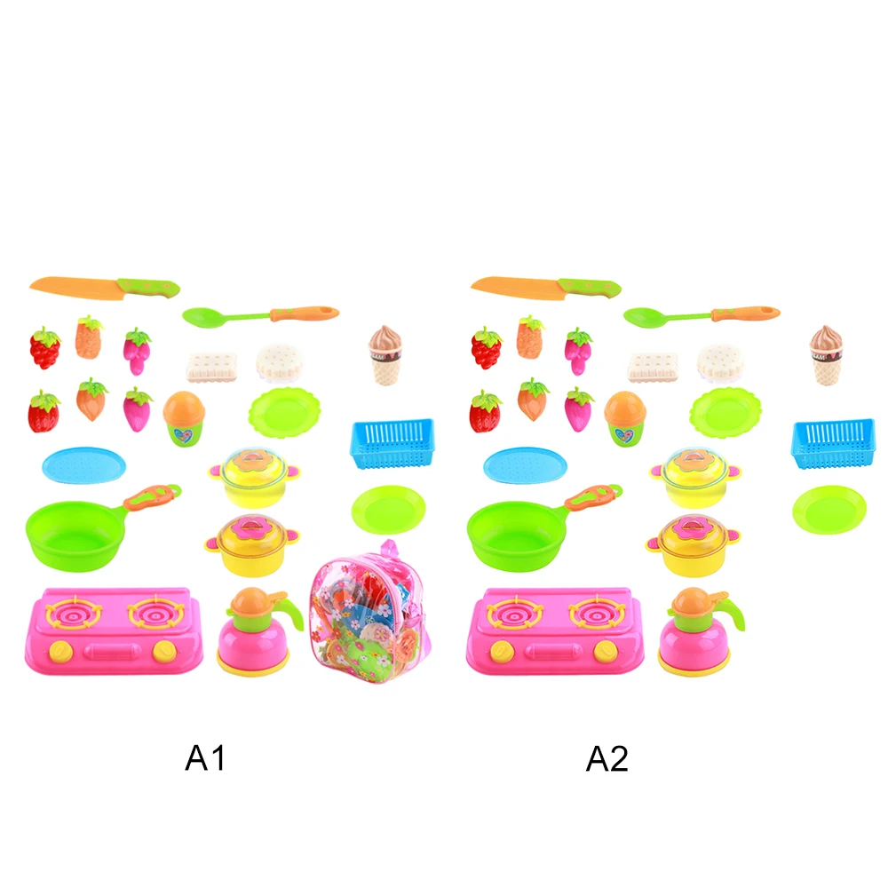 22 шт. Детский Набор игрушечных кухонных игрушек для девочек детский игровой