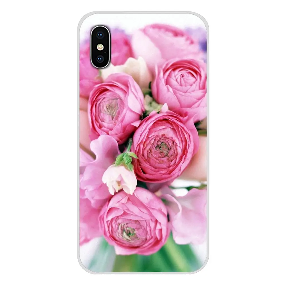 Розовые пионы с цветами аксессуары для телефонов чехлы Xiaomi Redmi 4A S2 Note 3 3S 4 4X 5 Plus 6 7 6A