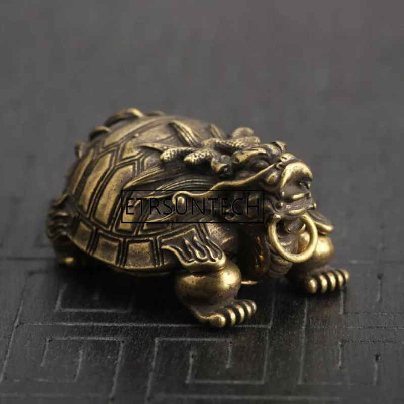 50 шт. медные брелоки в виде черепахи|Фигурки животных для чаепития| |