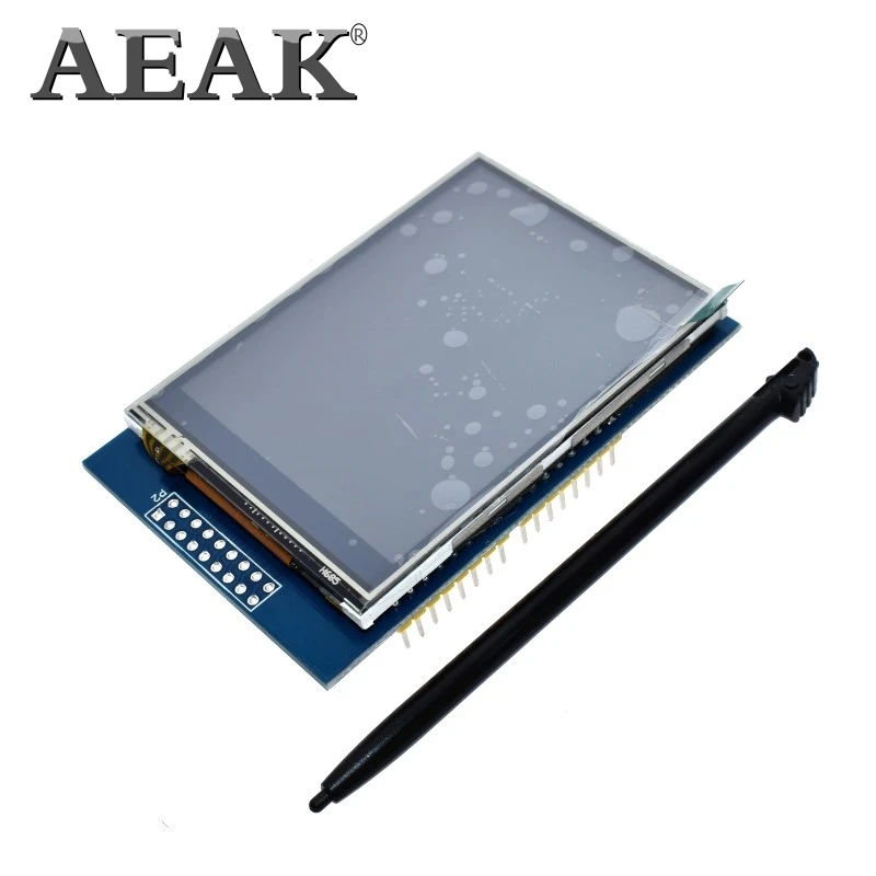 Сенсорный ЖК экран AEAK для Arduino UNO 2 8 В 3 мА с резистивной сенсорной