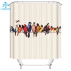 Прекрасный Птица Животное бульдог 3D душ Шторы s Искусство Собака печати Ванная комната 3D душ Шторы s Водонепроницаемый полиэстер ткань для ванной Шторы