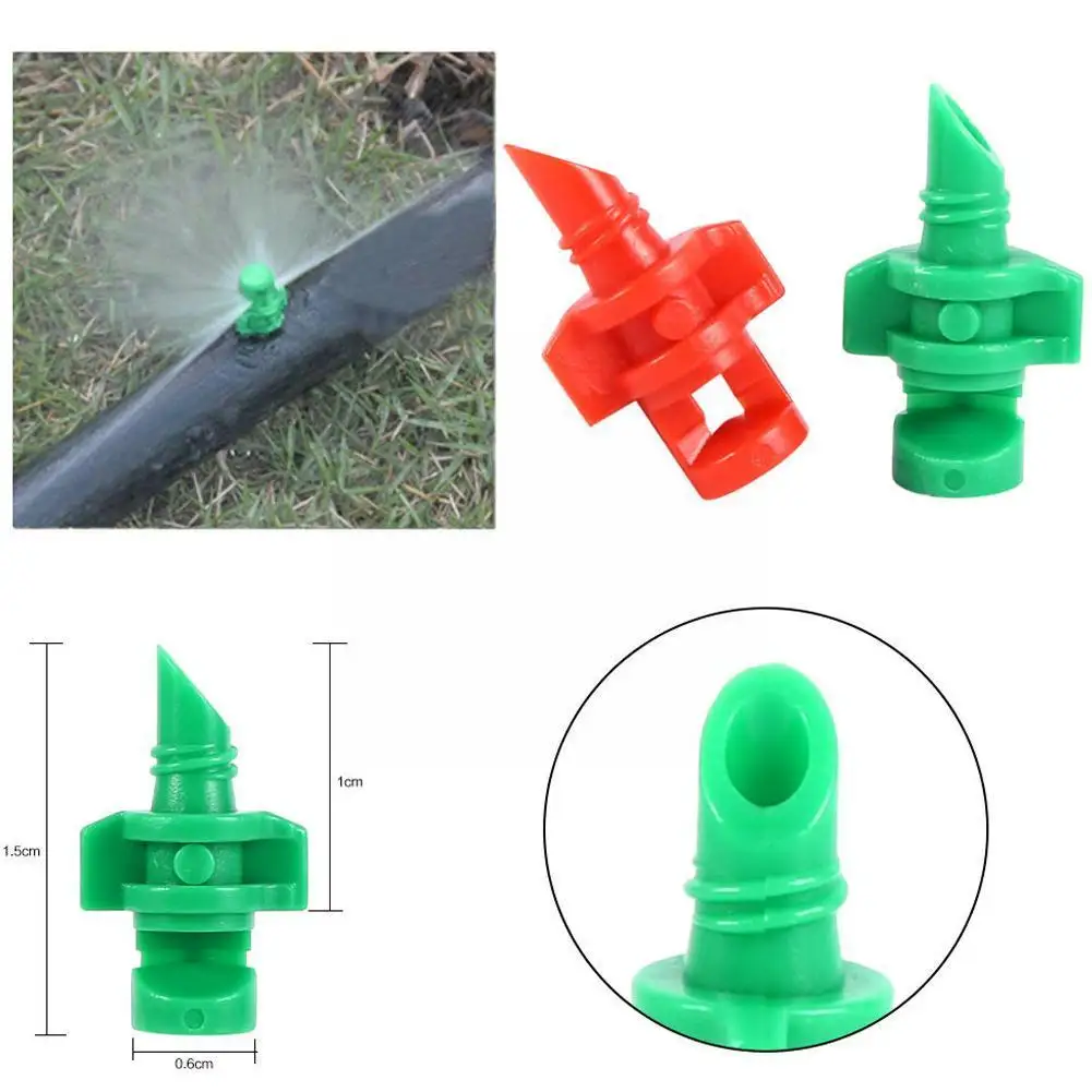 

10pcs/lot 90/180/360 Degrees Garden Irrigation Mist Flower Refraction Nozzle Atomizing Watering Nozzle Refraction Nozzles S G9A8