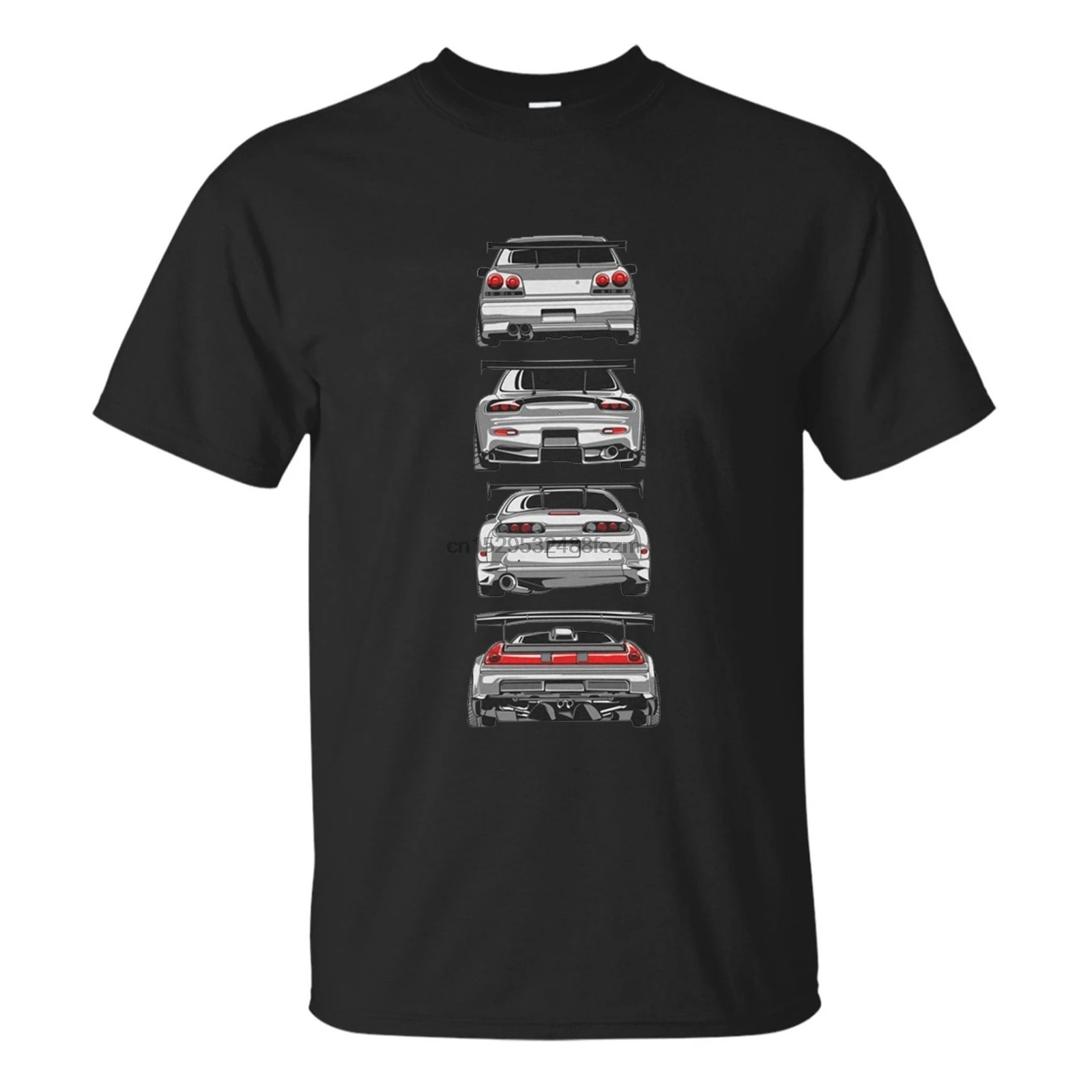Мужская Повседневная футболка Jdm Legends Skyline Gtr с графическим принтом