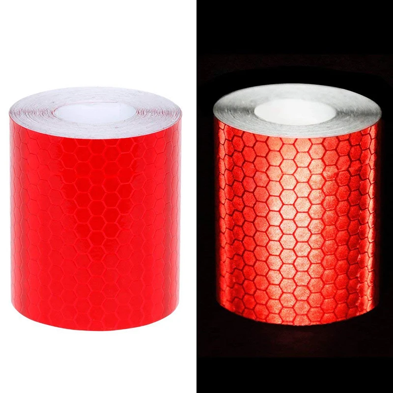 5cmx3m Safety Mark Reflective Tape Sticker Car Styling Self Adhesive Warning Automobiles Motorcycle Strip 6color | Спорт и