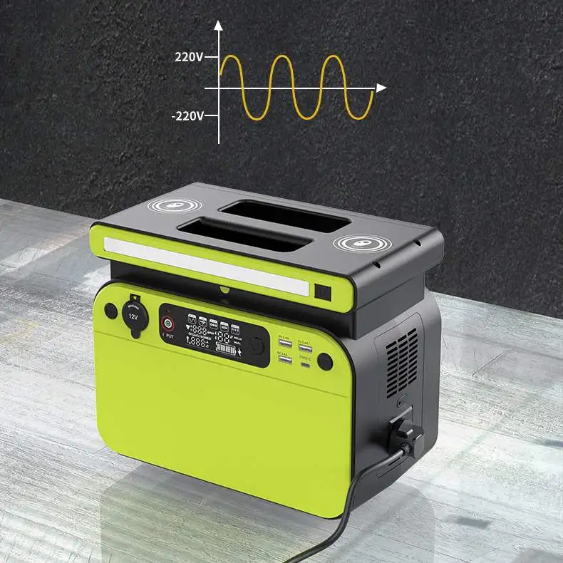 

CT-500 110V 500W Portable Generator 518Wh 162000mAh Power Station Emergency Power Supply Pure Sine Wave with DC / AC Inverter