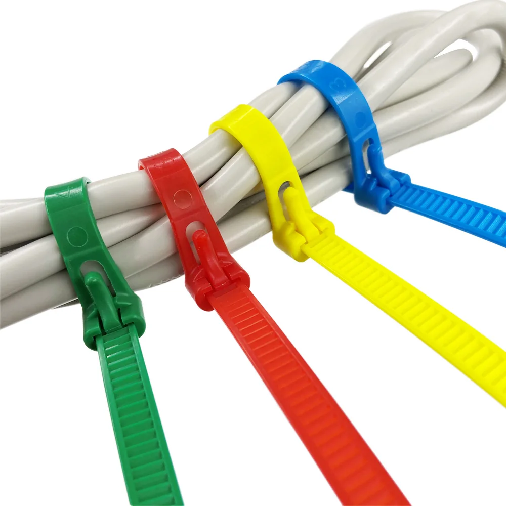 Длина 8*300 12 дюймов разные цвета могут рассыпчаться нейлоновые кабельные стяжки