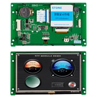 5 inch hmi high brightness tft lcd touch module with controller program to replace hmi plc