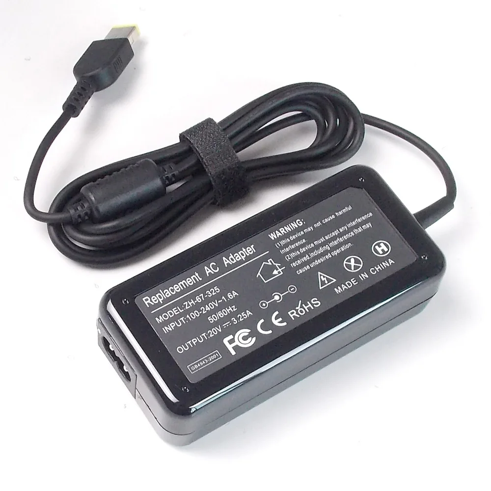20V 3.25A Notebook Ac Adapter Charger for Lenovo ThinkPad ADLX65SLC2A 36200251 ADP-65XB 36200249 36200253 45N0357 36200124 20FL |