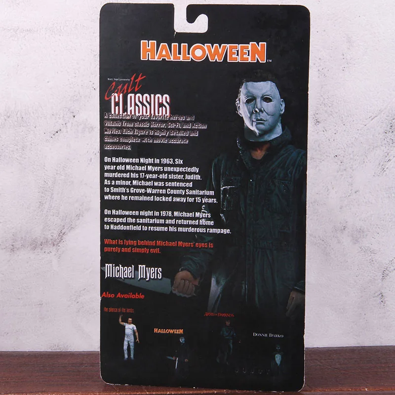 NECA Хэллоуин Майкл Майерз ПВХ Майкл Майерз NECA фильм ужасов Фигурки Коллекционная модель игрушки