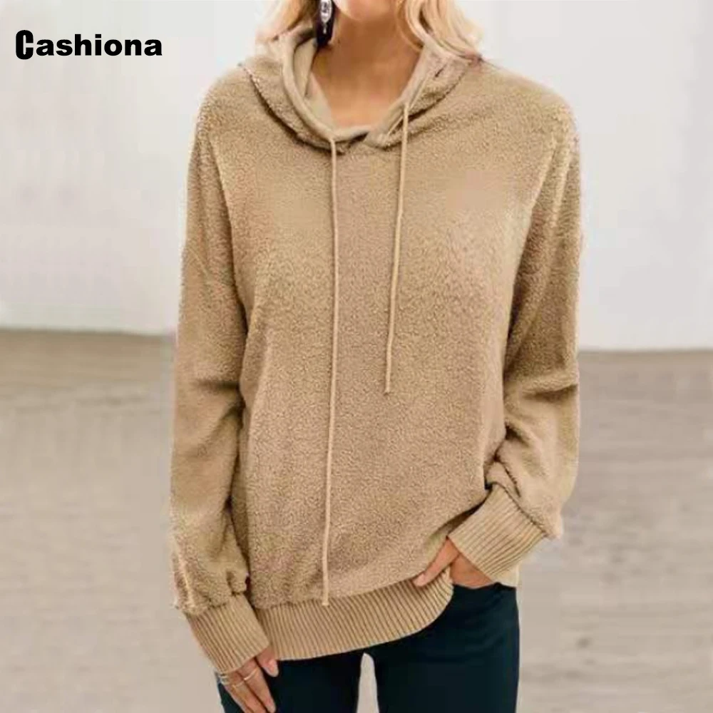 

Модные толстовки, свитшоты, женские осенние пуловеры с длинным рукавом, однотонные Топы с капюшоном для отдыха, уличная одежда для женщин 2020