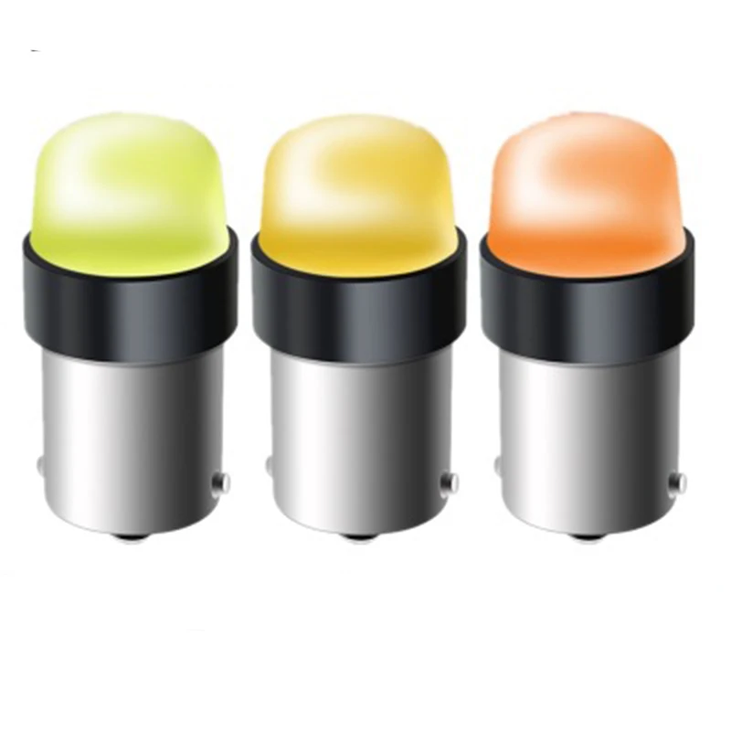 

1x 1156 BA15S P21W LED Car Light Hight Bright Silica Lens Cob Turn Signal Lamp Auto Motor Reverse Lamp Bulb White 6000K DC12V