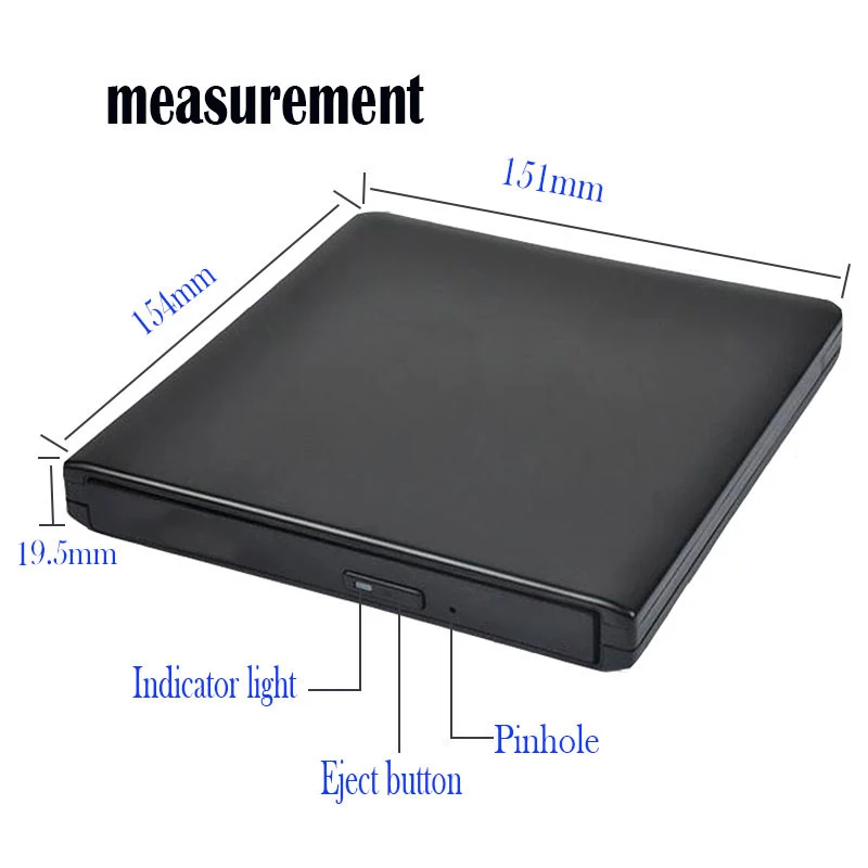 

External Bluray Drive Usb 3.0 Optical Drive Bd-Rw Burner Writer Portatil External Blu Ray Player Cd/Dvd Rw For Pc/Laptop/Apple