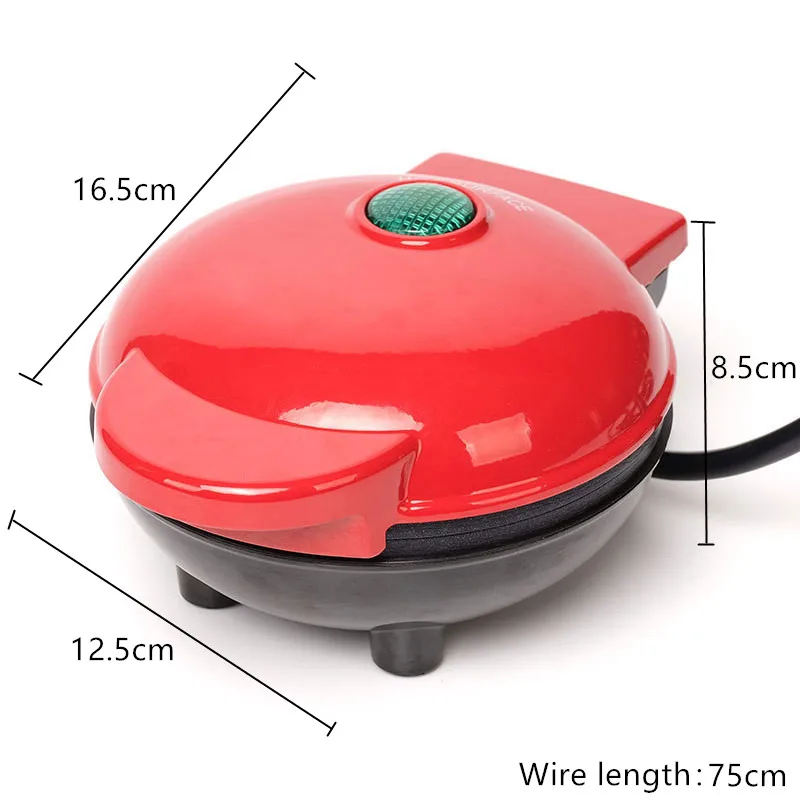 Мини Электрический Вафли чайник пузырчатое яйцо печь для торта машина завтрака