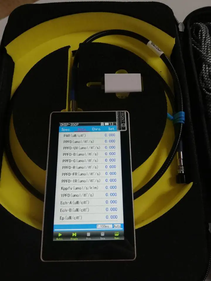 Спектрометр PAR PPFD с программным обеспечением спектрометр