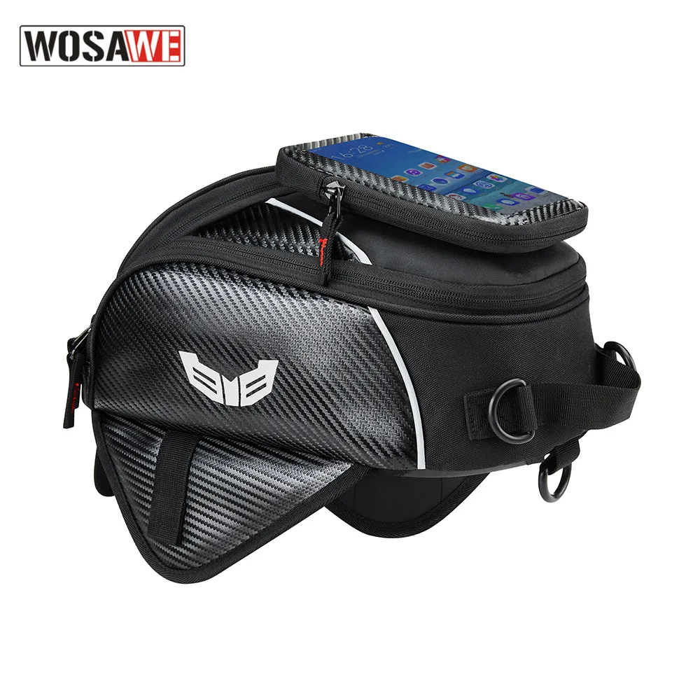 

WOSAWE cycling Motorcycle Fuel Bag Mobile Phone Navigation Tank Bag Multifunctional Small Oil Reservoir Package shoulder bags