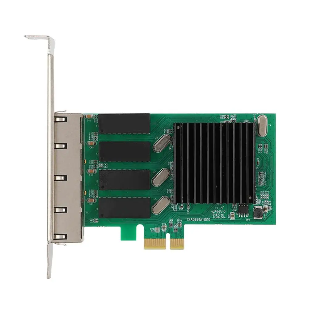 Сеть Интерфейс карты для Intel350 4 Порты и разъёмы 811 Gigabit PCIE 1X сети NIC настольный