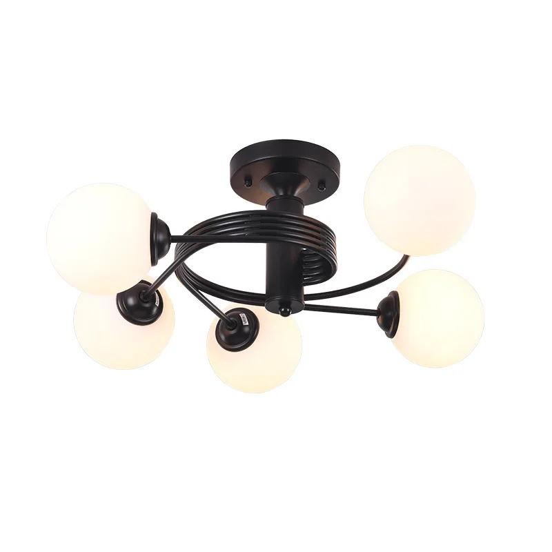 Ceiling Lights For Kids room Living room Nordic Corridor Hallway Ceiling Lamp Glass Gold Lighting Fixture plafondlamp