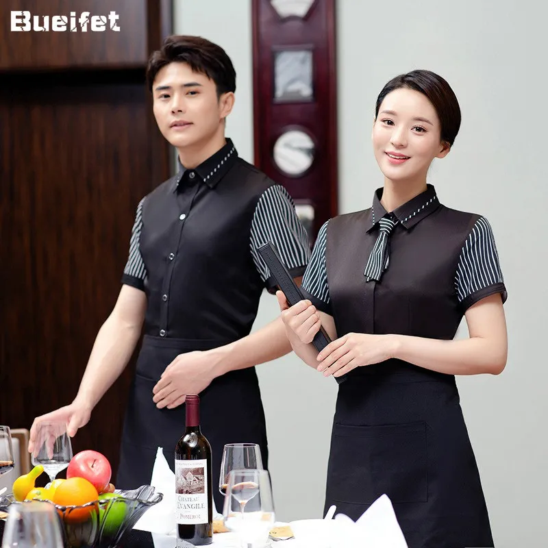 Комбинезоны Teahouse Hot Pot для официанта в отеле летние комбинезоны дома рабочая