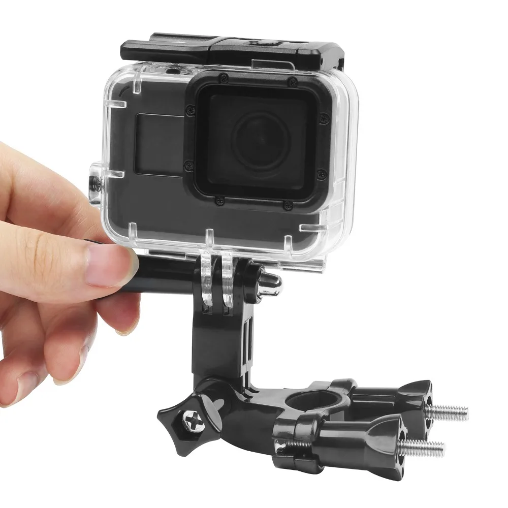 SHOOT 3 Way Pivot Arm велосипедный зажим руль подседельный штырь держатель для GoPro Hero 7 8 5 Xiaomi Yi 4k Sjcam Eken аксессуар