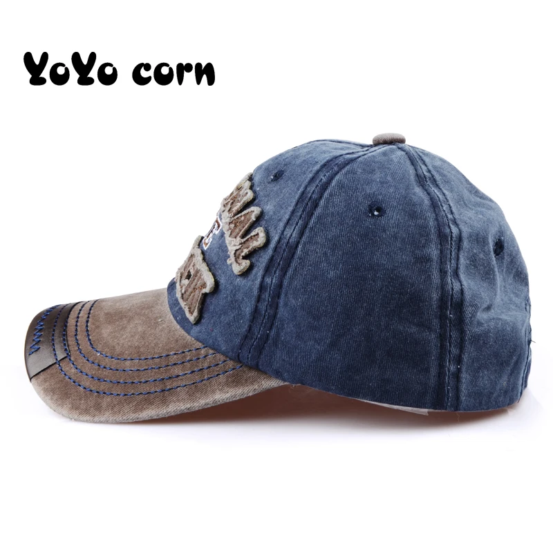 YOYOCORN, Хит, Ретро стиль, вареная бейсболка, облегающая Кепка, Снэпбэк Кепка для мужчин, женщин, Gorras, повседневная Кепка, с буквенным принтом, Черная кепка