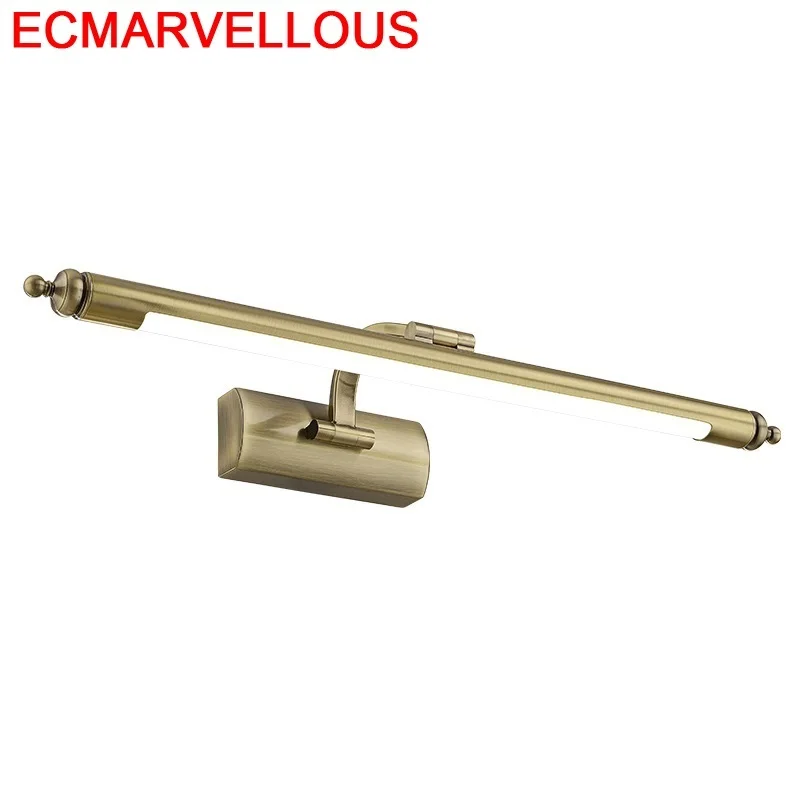 Cabinet Antique Dressing Mirror Maquiagem Penteadeira Make Up Decor LED Makeup De Table Mesa Para Maquillaje Vanity Light | Лампы и