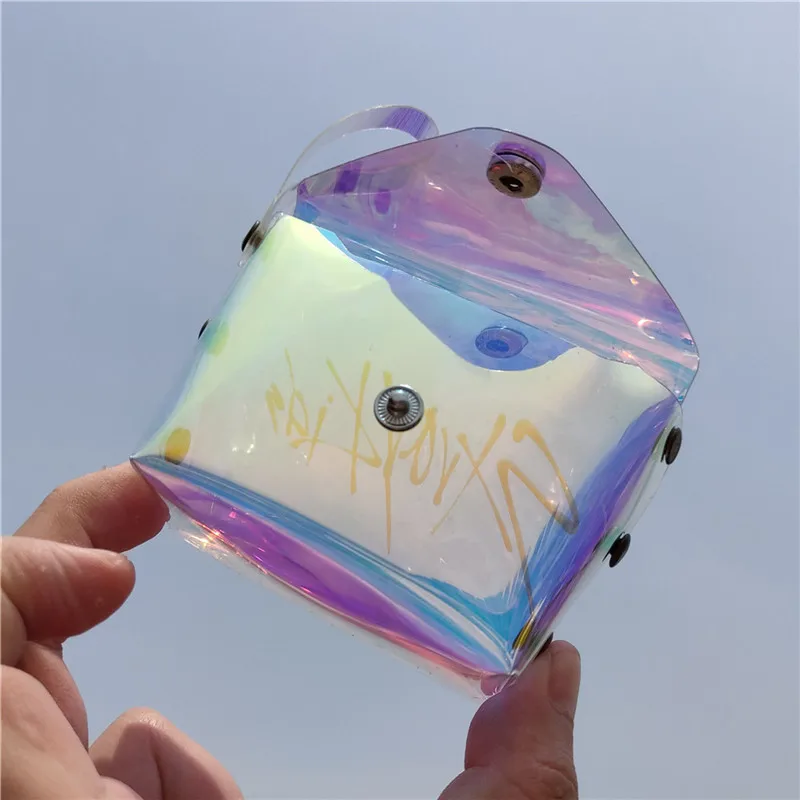 Новая коллекция детских альбомов: Levanter Laser Symphony Jelly прозрачный Кошелек для монет с