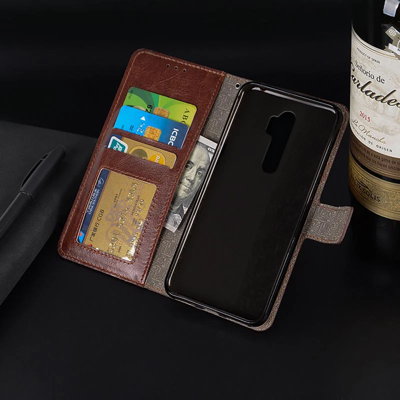 Чехол-книжка из ПУ кожи премиум-класса для OPPO A5 A9 2020 Reno Ace 2 AX7 AX5s A52 A72 A92s A92 Realme C3 X50 X2 5