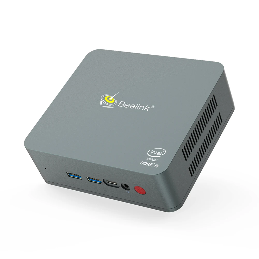 Beelink U57 Мини ПК 8 ГБ ОЗУ 128 256 SSD медиаплеер Windows 10 Gamer Intel Core i5 5257U Dual Wifi BT 4 0 USB 3