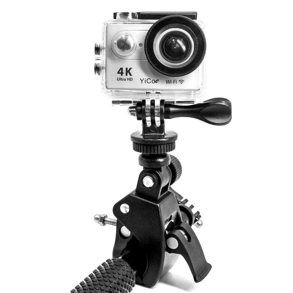 Для Gopro Hero7 6 5 4 3 + быстрый зажим велосипедное крепление Штатив Адаптер для xiaomi yi 4k
