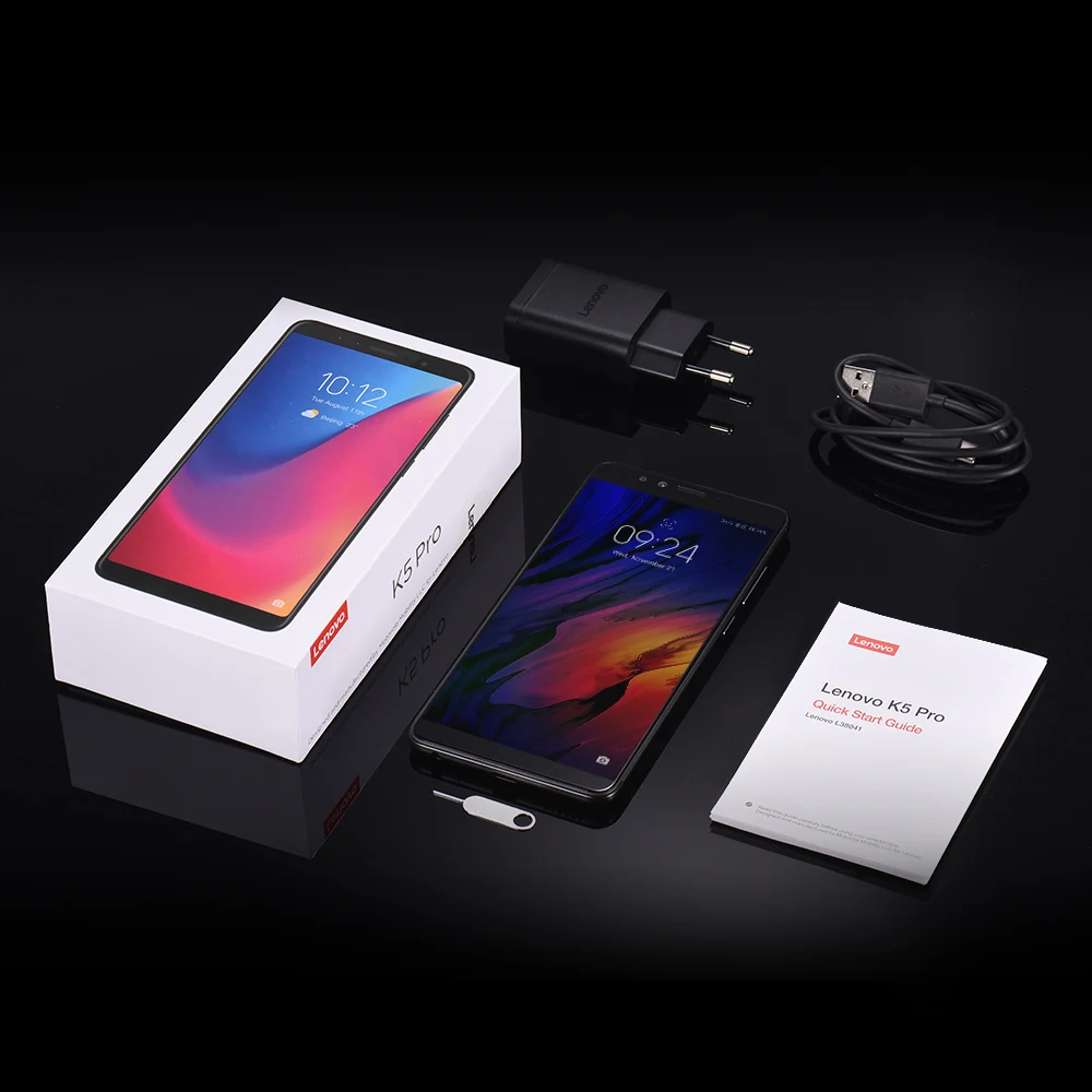 Глобальный Встроенная память lenovo K5 Pro 4 GB 64 GB ZUI 4 аппарат не привязан к оператору сотовой связи 5,9" дюймовый мобильный телефон Snapdragon Восьмиядерный 16MP двойной спереди и длинное сзади Камера