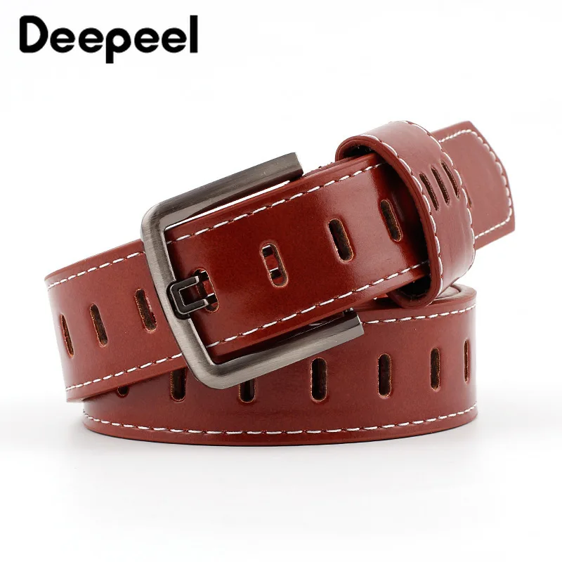 

Deepeel 1pc 2.9*110cm Women's Fashion Pin Buckle Hollow Ladies Belts DIY Female Casual Jeans Decorative Pants Corset Belt YB032