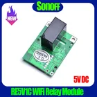 Релейный модуль переключателя SONOFF RE5V1C-5V Wi-Fi для самостоятельной сборки, приложениеголосовое дистанционное управление, электрическое устройство через EWelink, работает с Alexa Google Home
