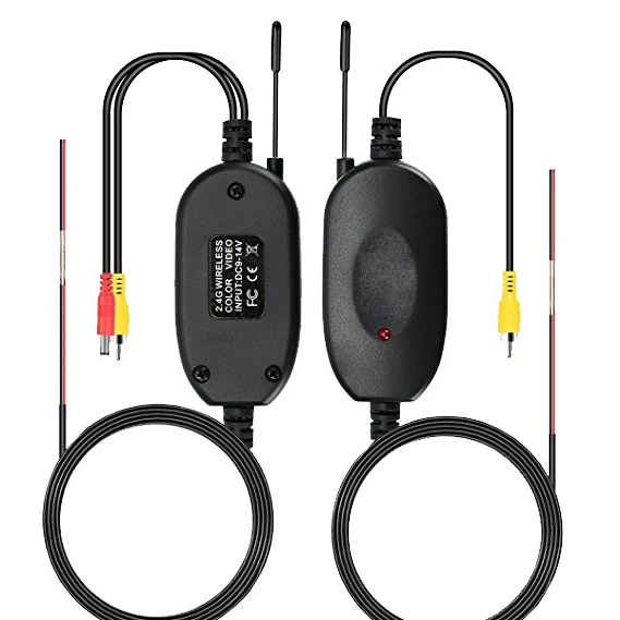 2 4 ГГц беспроводной RCA видео комплект передатчика для Автомобильный dvd-монитор gps