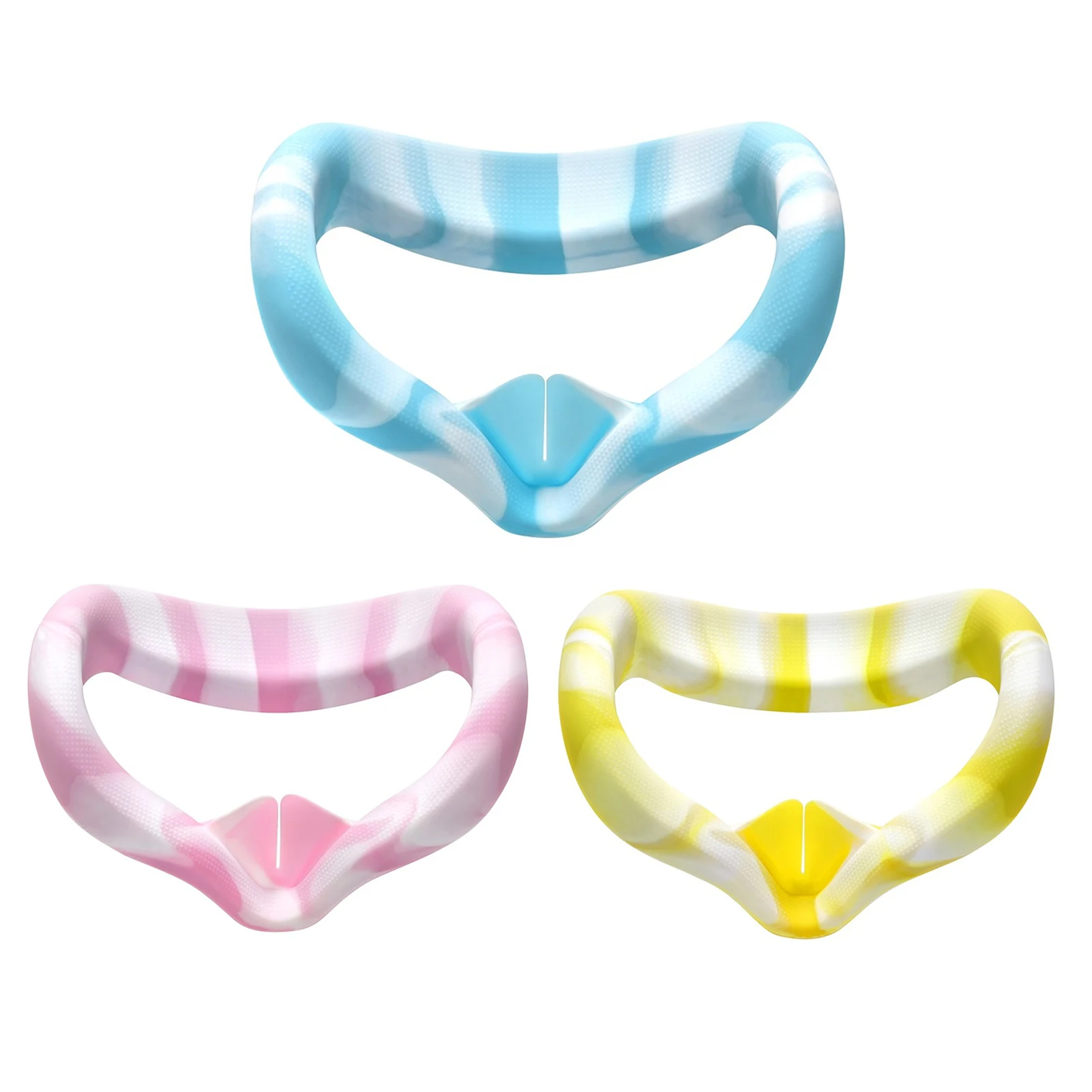 

Eye Mask Cover VR Glasses Silicone Anti-Sweat Anti-Leakage Light Blocking Eye Cover Oculus Quest 2 Accessory Replacement Pad