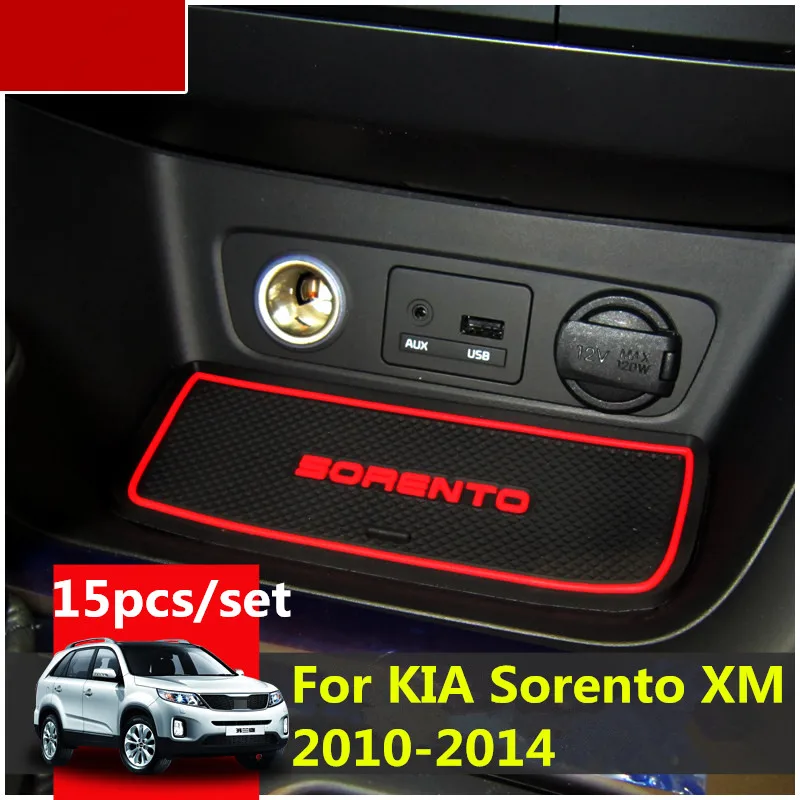 Автомобильные Противоскользящие коврики для KIA Sorento XM 2010 2014 Kia R слот коврик двери